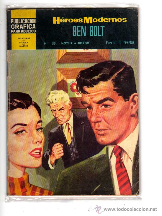 C&oacute;mics: C&oacute;mic H&eacute;roes Modernos. Ben Bolt. n&ordm; 33 Montin a Bordo. - Foto 1
