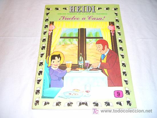 C&oacute;mics: HEIDI N&ordm; 9: VUELVO A CASA.EDICIONES RECREATIVAS 1976 - Foto 1