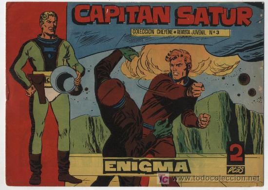 C&oacute;mics: Capit&aacute;n Satur n&ordm; 3. Oliv&eacute; y Hontoria 1965. - Foto 1