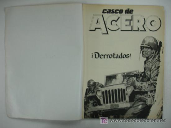 C&oacute;mics: CASCO DE ACERO. N&ordm; 5. &iexcl;DERROTADOS! 64 P&Aacute;G. 1981. - Foto 2