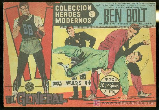 Comics: COLECCION HEROES MODERNOS. SERIE C. BEN BOLT. N&ordm; 20.