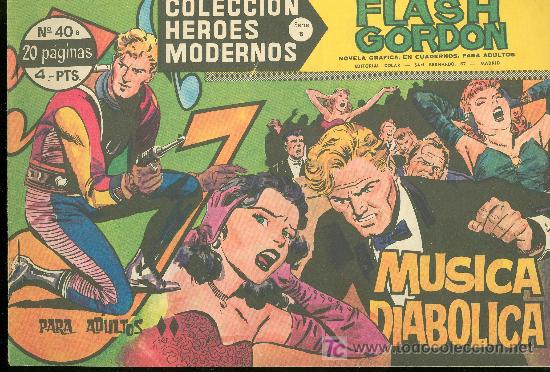 C&oacute;mics: COLECCION HEROES MODERNOS. SERIE B. FLASH GORDON. N&ordm; 40. - Foto 1