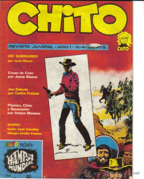 C&oacute;mics: CHITO ( JUAN MARTIN PAV&Oacute;N ) ORIGINAL 1974 LOTE - Foto 3