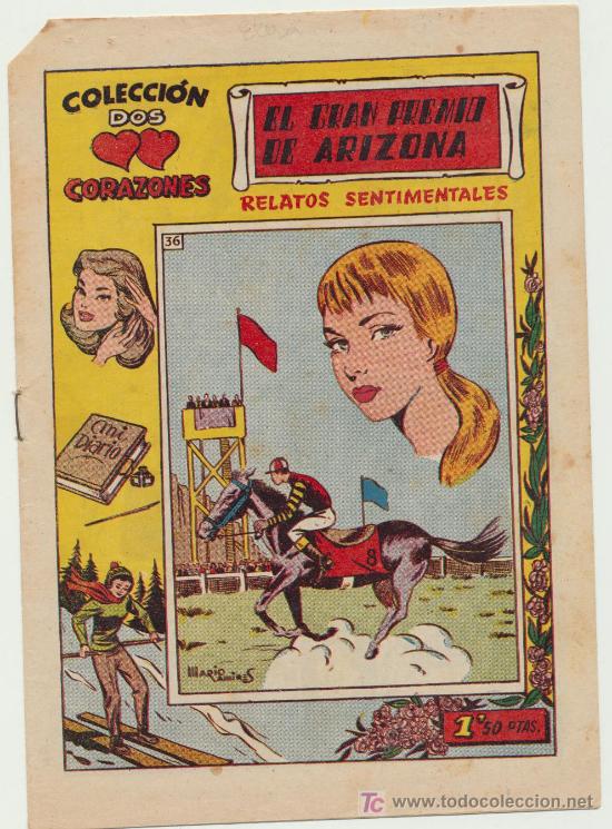 C&oacute;mics: dos Crazones n&ordm; 36. Indedi 1959.