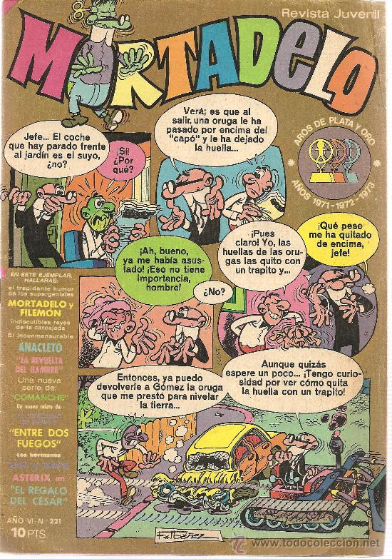 C&oacute;mics: MORTADEL TRES NUMEROS 221-222-223 - Foto 1