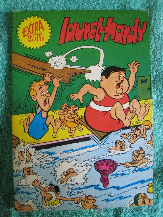 C&oacute;mics: EDITORIAL EUREDIT. SERIE EXTRA. NUMEROS 1-2-3-4. 1973. LAUREL Y HARDY / DASTADLY Y MUTTLEY - Foto 1