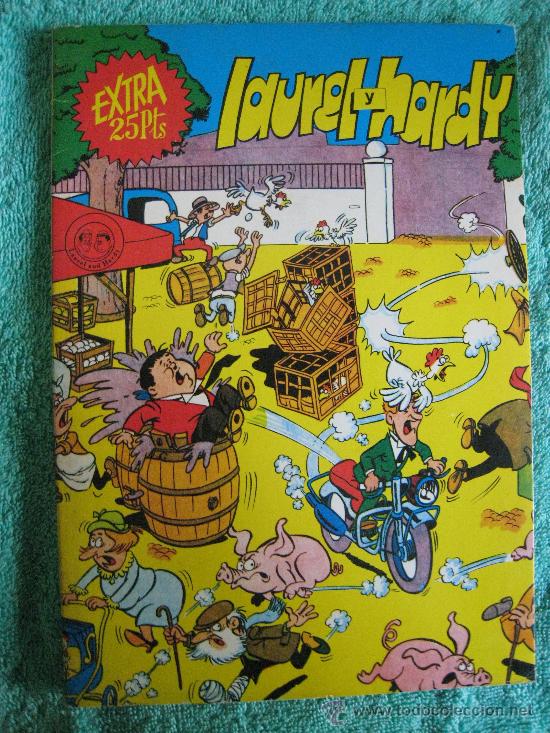 C&oacute;mics: EDITORIAL EUREDIT. SERIE EXTRA. NUMEROS 1-2-3-4. 1973. LAUREL Y HARDY / DASTADLY Y MUTTLEY - Foto 2