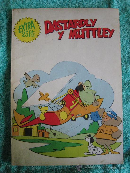 C&oacute;mics: EDITORIAL EUREDIT. SERIE EXTRA. NUMEROS 1-2-3-4. 1973. LAUREL Y HARDY / DASTADLY Y MUTTLEY - Foto 4