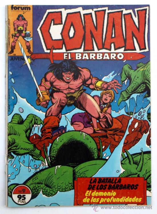 C&oacute;mics: Conan el Barbaro - Comics Forun - n&ordm; 9 - La batalla de los Barbaros - Foto 1