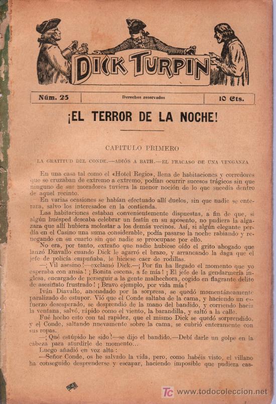 C&oacute;mics: TEBEO DICK TURPIN. N&ordm;25. EL TERROR DE LA NOCHE. - Foto 1