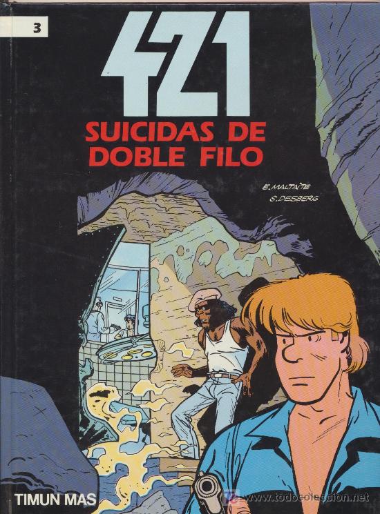 Comics : 4 Z 1 n&ordm;  3. Suicidas de doble filo. Editorial Timun Mas.