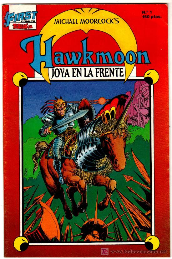 C&oacute;mics: HAWKMOON N&ordm; 1, 1988 MICHAEL MOORCOCKS - Foto 1