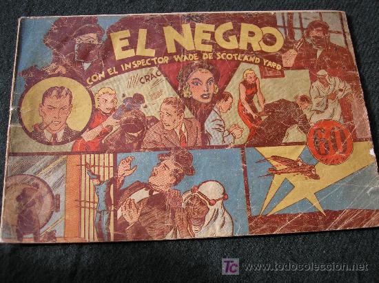 C&oacute;mics: INSPECTOR WADE, n&ordm; 1 .- EL NEGRO. Hispanoamericana, 1941 - Foto 1