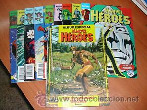 C&oacute;mics: HEROES MARVEL. LOTE 8 COMICS + 1 ESPECIAL. 1990. C3648 - Foto 1