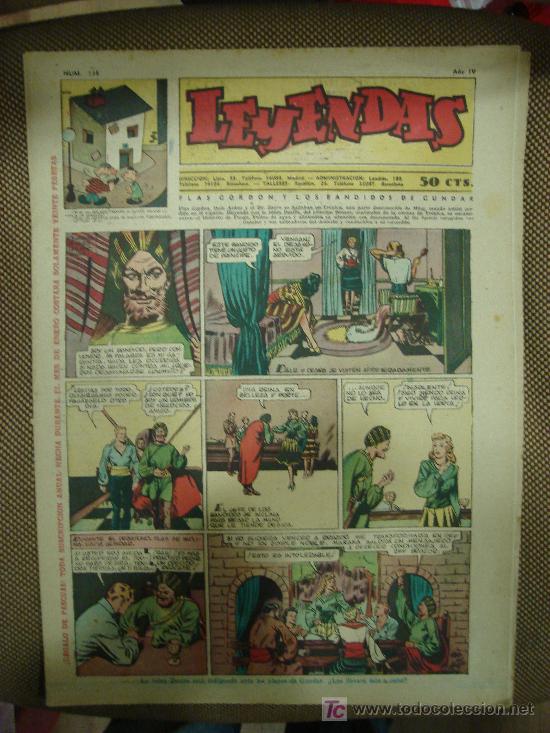 C&oacute;mics: LEYENDAS. N&ordm; 138. - Foto 1