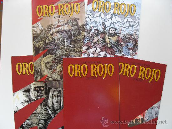 C&oacute;mics: ORO ROJO - QUIM BOU - 5 N&Uacute;MEROS - OBRA COMPLETA - DUDE COMICS - A&Ntilde;O 2002. - Foto 1