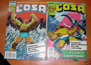 C&oacute;mics: LA COSA. 2 ALBUM CON COMICS N&ordm; 1 AL 10. 1989. C3548 - Foto 1