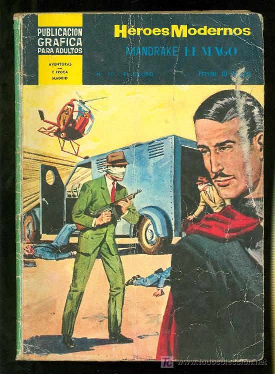 C&oacute;mics: HEROES MODERNOS. II EPOCA. MANDRAKE EL MAGO. N&ordm; 10. - Foto 1