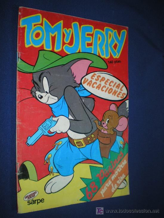 C&oacute;mics: TOM Y JERRY ESPECIAL VACACIONES - EDICIONES SARPE 1984 - Foto 1