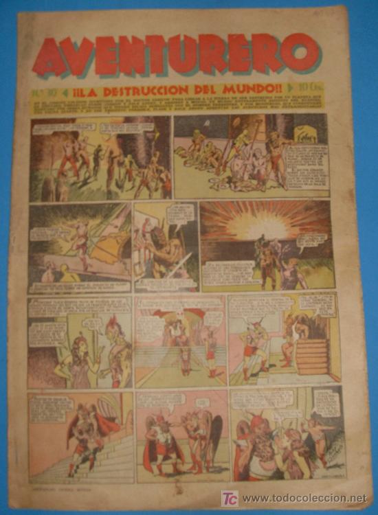 C&oacute;mics: TEBEO AVENTURERO, EL GRAN SEMANARIO DE LAS PORTENTOSAS AVENTURAS. N&ordm; 30.
