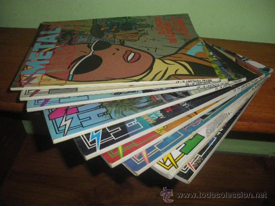 C&oacute;mics: LOTE DE 9 METAL HURLANT. - Foto 1