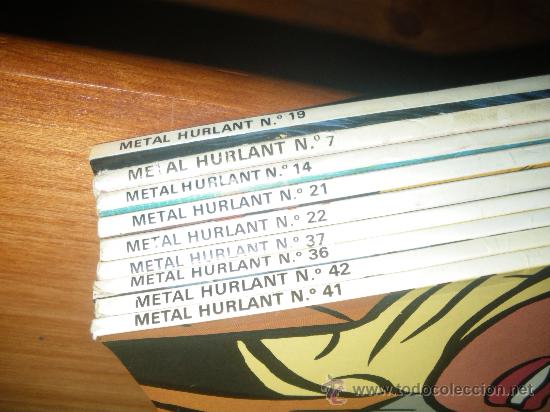 C&oacute;mics: LOTE DE 9 METAL HURLANT. - Foto 2