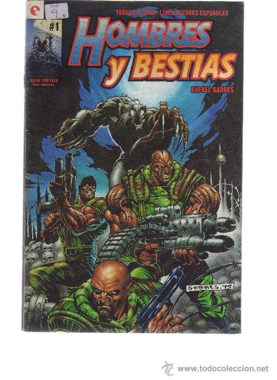 C&oacute;mics: Hombres y bestias - Colecci&oacute;n Completa 3 n&uacute;meros - - Foto 1