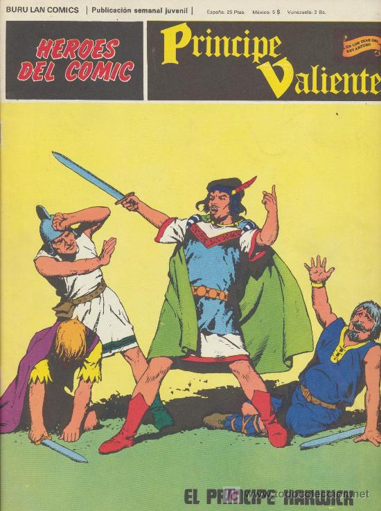C&oacute;mics: El Pr&iacute;cipe Valiente n&ordm; 81. Buru Lan 1972. - Foto 1