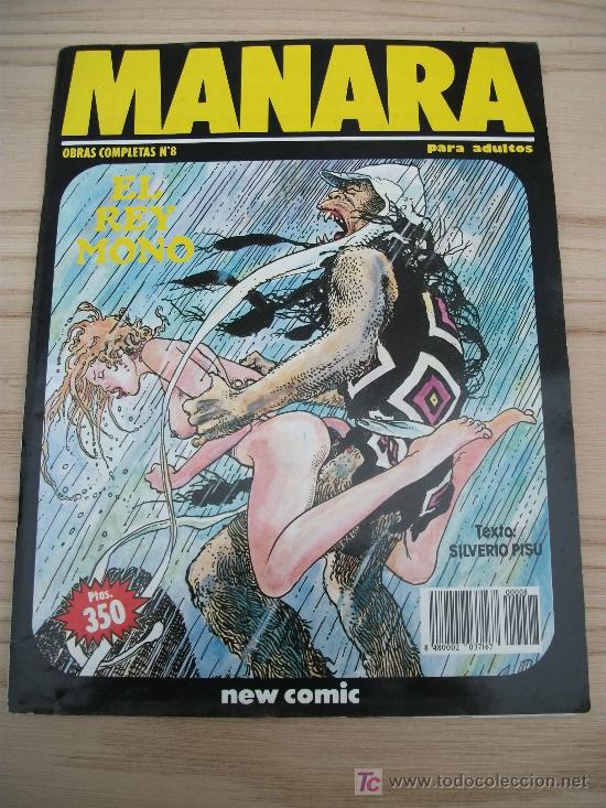 C&oacute;mics: MANARA EL REY MONO ED. NEW COMIC . OBRAS COMPLETAS 8 - Foto 1