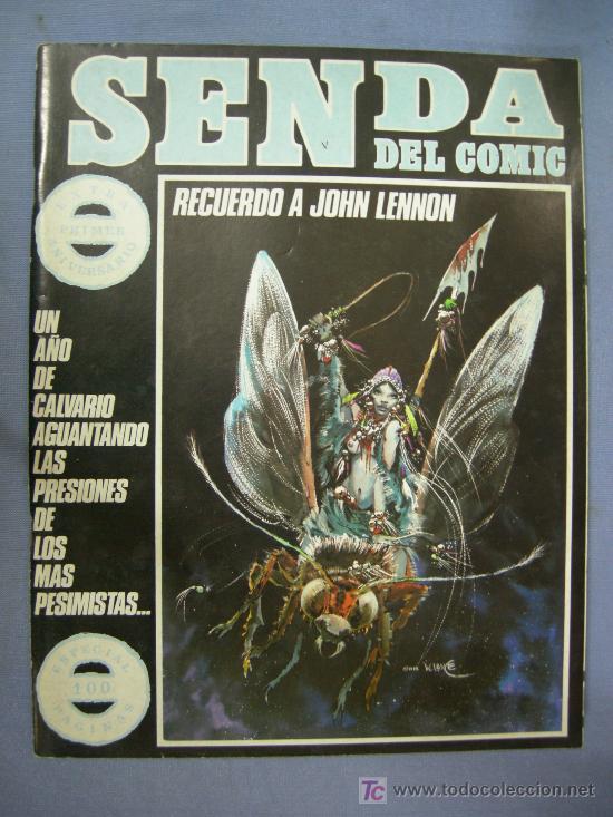 C&oacute;mics: SENDA DEL COMIC RECUERDO A JOHN LENNON N&ordm; 8, ESPECIAL 100 PAGINAS, EDITA NEDISA