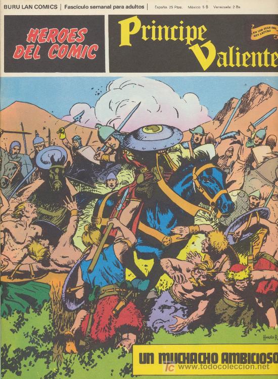 C&oacute;mics: Pr&iacute;ncipe Valiente n&ordm; 32. Buru Lan 1972. - Foto 1