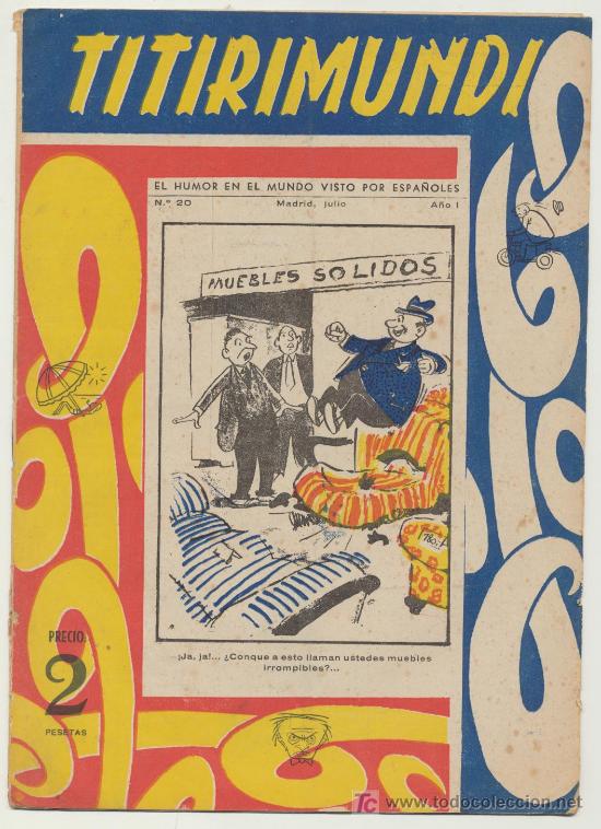 C&oacute;mics: Titirimundi n&ordm; 20. Editorial Mon 1953. - Foto 1