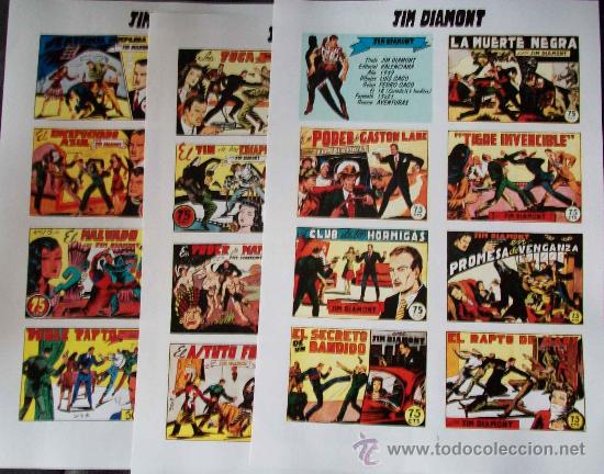 C&oacute;mics: Portadas (Jim Diamond 3 Hojas) - Foto 1