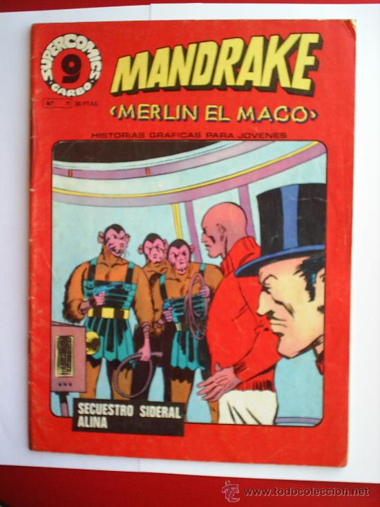 C&oacute;mics: MANDRAKE, N. 11 -,SUPERCOMICS GARBO - Foto 1