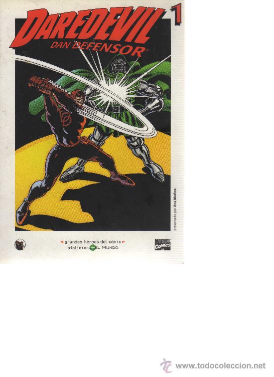 C&oacute;mics: Daredevil Dan Defensor 1 - Grandes h&eacute;roes del c&oacute;mic - Foto 1