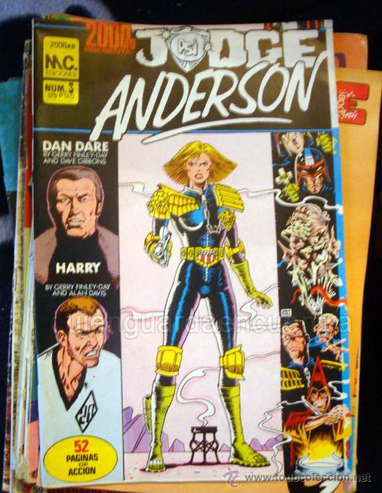 C&oacute;mics: Comic Judge Anderson n&ordm; 3 de MC ediciones. a&ntilde;os 80 Nuevo - Foto 1