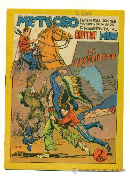 C&oacute;mics: METEORO CON EL CAPITAN MIKI - N&ordm; 13 - ORIGINAL DE MAGA - Foto 1