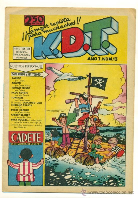 C&oacute;mics: CADETE K.D.T. N&ordm; 1 3 - ORIGINAL DE MATEU - B.E. - Foto 1