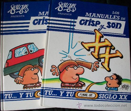 C&oacute;mics: Los Manuales de Crisp y Son (Forges)  N&ordm; 1 y 2  (Los dos) - Foto 1