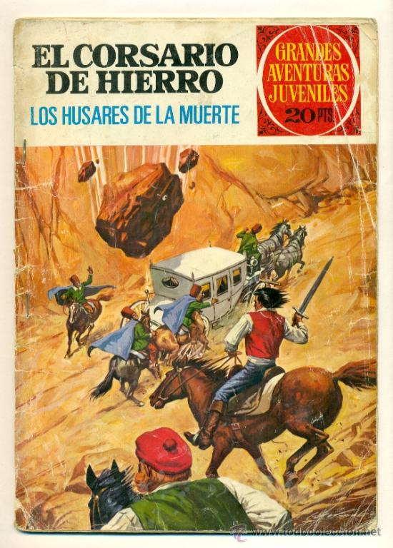 CORSARIO DE HIERRO Nº 72 - LOS HUSARES DE LA MUERTE (Tebeos y Comics Pendientes de Clasificar)