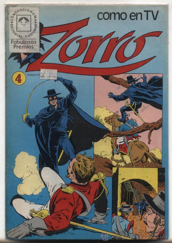 C&oacute;mics: Zorro n&ordm; 4. Editorial Tucuman. Argentina. - Foto 1