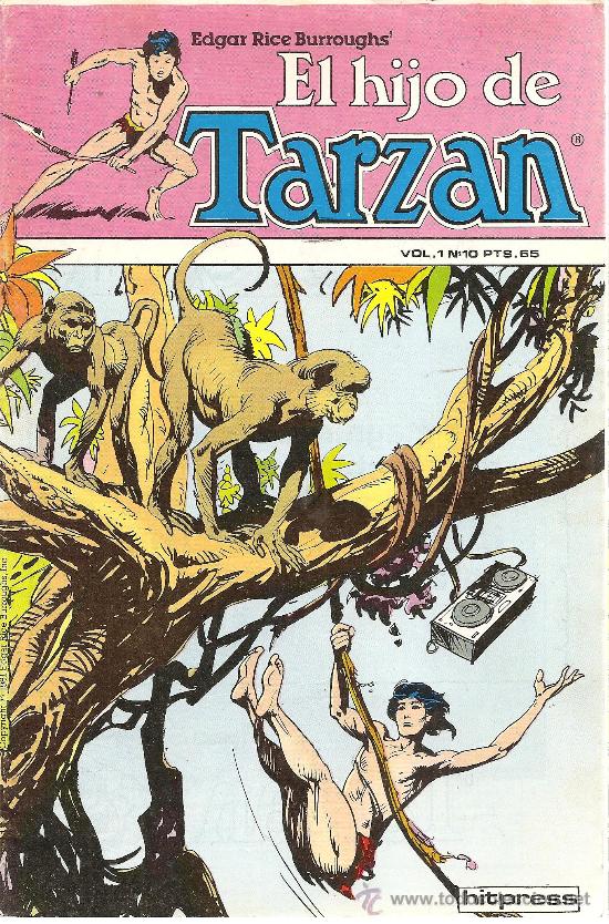 C&oacute;mics: EL HIJO DE TARZAN VOL.1 N&ordm; 10 HITPRESS - Foto 1