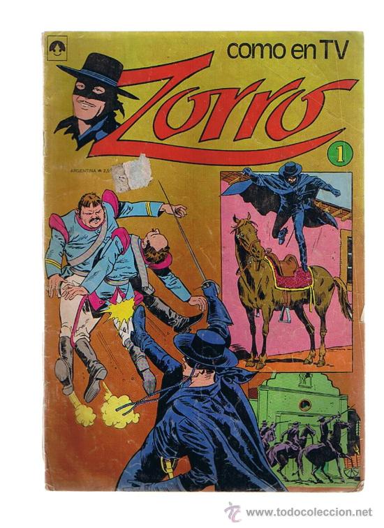 C&oacute;mics: Zorro n&ordm; 1. Editorial Tucuman. Argentina. - Foto 1