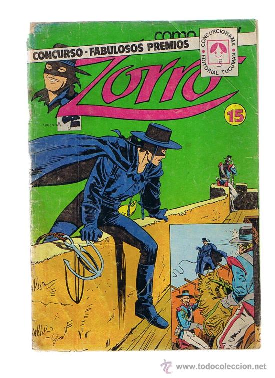C&oacute;mics: Zorro n&ordm; 15. Editorial Tucuman. Argentina. - Foto 1
