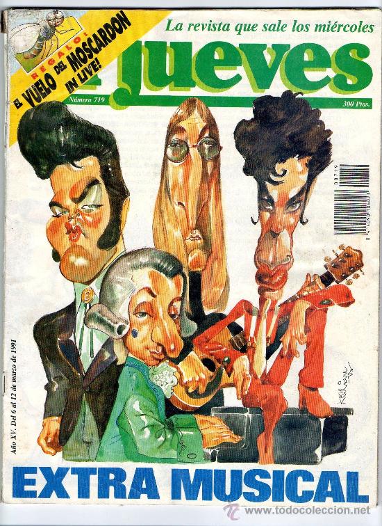 C&oacute;mics: (M-2) EL JUEVES NUM 719 - EXTRA MUSICAL ( JOHN LENNON ) , 1991 - Foto 1