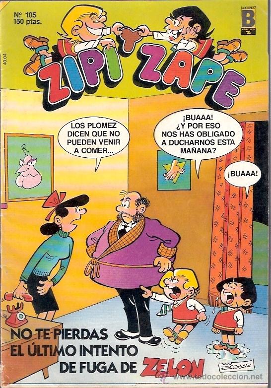 C&oacute;mics: TEBEOS Y COMICS - A&Ntilde;OS 80 - ZIPI Y ZAPE - NUMERO 105 - Foto 1