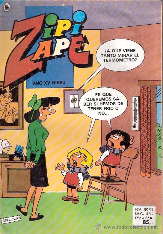 C&oacute;mics: TEBEOS Y COMICS - A&Ntilde;OS 80 - ZIPI Y ZAPE - NUMERO 660 - Foto 1