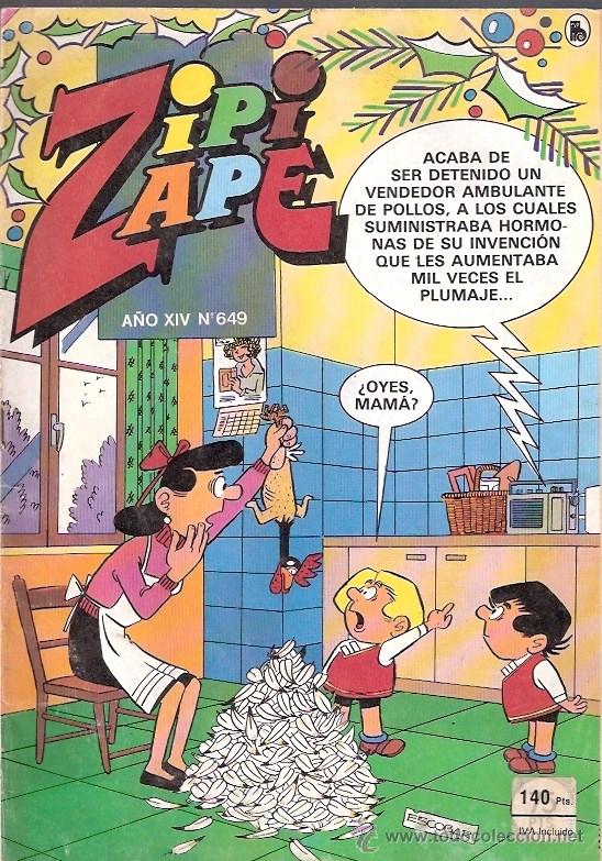 C&oacute;mics: TEBEOS Y COMICS - A&Ntilde;OS 80 - ZIPI Y ZAPE - NUMERO 649 - Foto 1