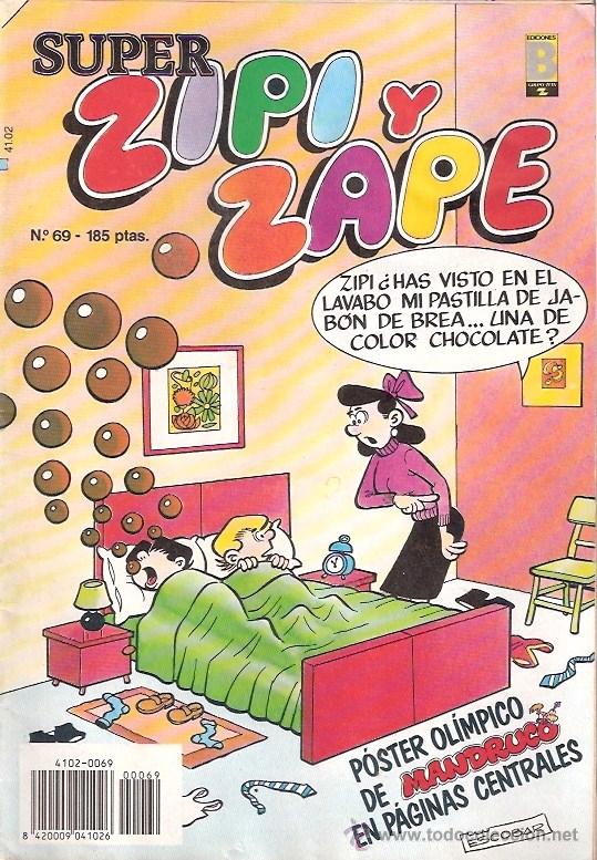 C&oacute;mics: TEBEOS Y COMICS - A&Ntilde;OS 80 - ZIPI Y ZAPE - NUMERO 69 - Foto 1