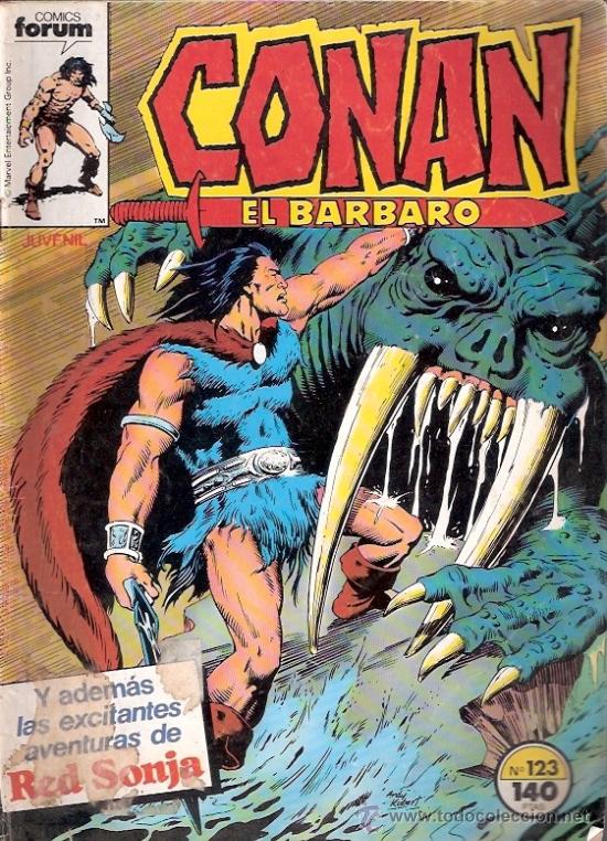 C&oacute;mics: TEBEOS Y COMICS - A&Ntilde;OS 80 - CONAN EL BARBARO - NUMERO 123 - Foto 1